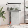 vidaXL Stojan na akvárium betónový sivý 75x36x72,5 cm kompozitné drevo