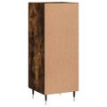vidaXL Komoda dymový dub 34,5x34x90 cm spracované drevo
