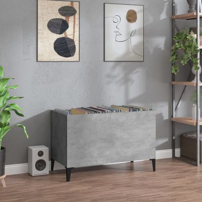 vidaXL Skrinka na platne betónovosivá 74,5x38x48 cm kompozitné drevo
