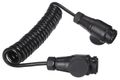 Propojovací spirálový kabel zástrčky tažného zariadenia TRAILER CABLE 4, 13-13pin, 3 m SIXTOL