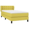 vidaXL Boxspring posteľ s matracom zelená 100x200 cm látka
