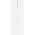 vidaXL Vysoká skrinka biela 70x35x180 cm kompozitné drevo