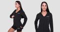 Dámska bežecká bunda Pulse Black - GymBeam, veľkosť L, veľkosť oblečenia L