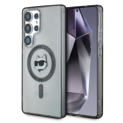 Puzdro Karl Lagerfeld HC Magnetic IML Metal Choupette Head pre Samsung Galaxy S25 Ultra čierna