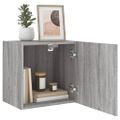 vidaXL TV nástenné skrinky 2 ks sivé sonoma 40,5x30x40cm kompoz. drevo