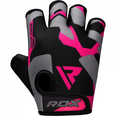 Fitness rukavice Sublimácia F6 Pink - RDX Sports, veľkosť M