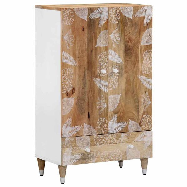 vidaXL Highboard 60x33,5x100 cm Masívne drevo Mango