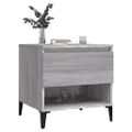 vidaXL Bočné stolíky 2 ks sivé sonoma 50x46x50 spracované drevo