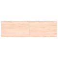 vidaXL Stolová doska 140x40x(2-6) cm neošetrený masív živé hrany