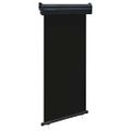 vidaXL Bočná markíza na balkón 100x250 cm, čierna