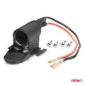 Zásuvka autozapaľovača s klapkou 12V 24V AMiO-04128