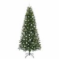 vidaXL Umelý vianočný stromček Zelená 210 cm PE a PVC