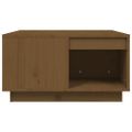 vidaXL Konferenčný stolík medovo-hnedý 60x61x32,5 cm borovicový masív