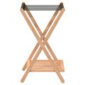 vidaXL Stojan na batožinu 68x38x58 cm bambus