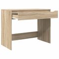 vidaXL Stôl so zásuvkou Sonoma dub 100 x 50 x 78 cm Konštruované drevo
