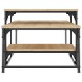 vidaXL Konferenčný stolík dub sonoma 102x60x45 cm kompozitné drevo