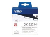 Biela - Rola (1,2 cm x 30,5 m) termálny papier - pre Brother QL-1050, QL-500, QL-550, QL-560, QL-570, QL-600, QL-650, QL-710, QL-720, QL-820