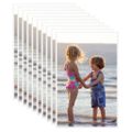 vidaXL Fotorámiky na stôl, koláž 10 ks, biele 13x18 cm, MDF