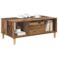 vidaXL Konferenčný stolík Staré drevo 90 x 50 x 26.5 cm