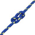 vidaXL Lodné lano modré 14 mm 25 m polypropylén
