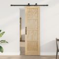 vidaXL Posuvné dvere ORKDAL 61 x 198,5 cm Borovicový masív Prírodná