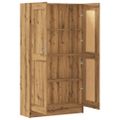 vidaXL Knižnica Artisan Dub 82,5x30,5x150 cm Inžinierske drevo