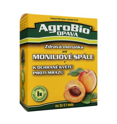 Prípravok proti monilióvej spále a na ochranu kvetov proti mrazu AGROBIO Zdravá Marhuľa