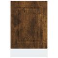 vidaXL Panel umývačky riadu Kalmar dub dymový 45x1,5x57 cm kompozitné drevo