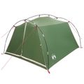 vidaXL Tunelový stan 2-miestny Zelená 185T Polyester s PU náterom