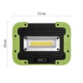 Nabíjačkový pracovný COB LED reflektor EMOS P4533, 1000 lm, 4400 mAh