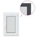 vidaXL Otočné a sklopné okno do suterénu RISOR 50 x 75 cm PVC a sklo
