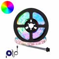 vidaXL LED pás 12 ks Čierna a priehľadná Meď a plast
