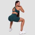 Dámske šortky Ignite Dark Green - GymBeam, veľkosť L, veľkosť oblečenia L