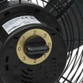 vidaXL Podlahový ventilátor, 3 rýchlosti 60 cm 115,2 W, čierny