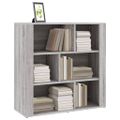 vidaXL Komoda sivý dub sonoma 80x30x80 cm spracované drevo