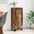 vidaXL Servírovacia skriňa Staré drevo 34,5 x 34 x 90 cm