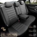 Sada autopoťahov OTOM INSPIRE 3501 BLACK ECO-LEATHER 3-ZIP
