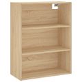 vidaXL Vysoká skrinka dub sonoma 69,5x34x180 cm spracované drevo