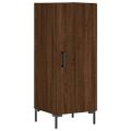 vidaXL Vysoká skrinka hnedý dub 34,5x34x180 cm spracované drevo