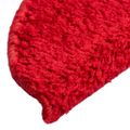 vidaXL Schodové rohože 20 ks 56x17x3 cm červené polkruhové