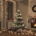 vidaXL LED reťaz s 300 LED diódami, teplá biela 30 m, PVC
