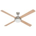 vidaXL Stropný ventilátor s osvetlením a diaľkovým ovládaním Ø 130 cm