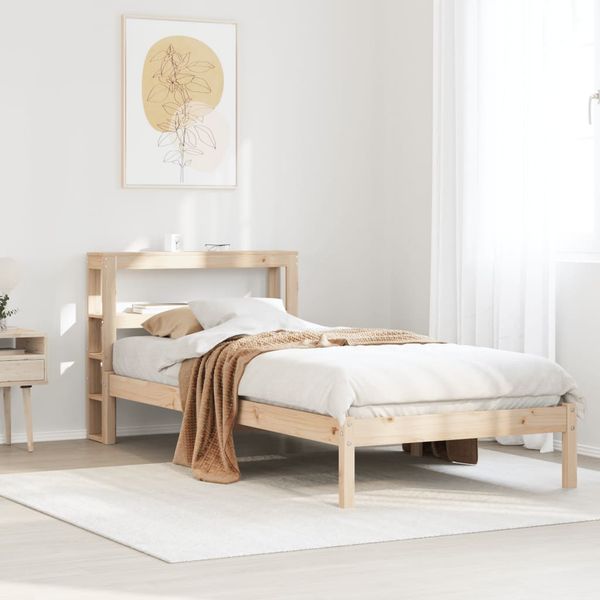 vidaXL Posteľ bez matraca 90x190 cm masívna borovica