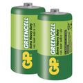 Zinko-chloridová batéria GP Greencell R20 (D), 2 ks