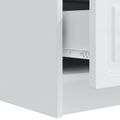 vidaXL TV skrinka Biela 147 x 34,5 x 27 cm Kompozitné drevo