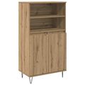 vidaXL Highboard Hnedá 60 x 36 x 110 cm Kompozitné drevo
