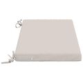 vidaXL Vankúš na lavičku SOEST 100% polyester Biela 80 x 40 x 5 cm