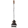 vidaXL Industriálna závesná lampa 25 W, čierna 109 cm E27