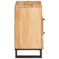 vidaXL Nočný stolík Prírodná 50 x 33 x 62 cm Masívne mango drevo