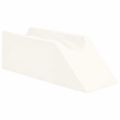 vidaXL Vankúš na nohy 68 x 25 x 21,5 cm Pevný PU pena Biela